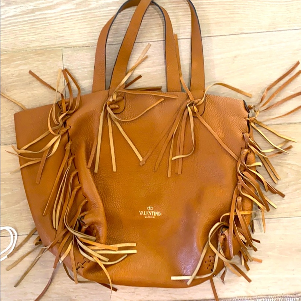 Velentino C-Rockee Fringe shoulder bag